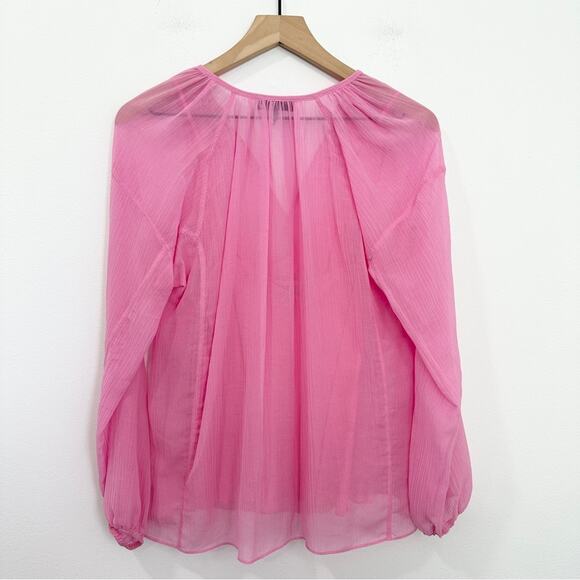 Rag & Bone Melody Silk Blend Top Pink size XS - Picture 3 of 9